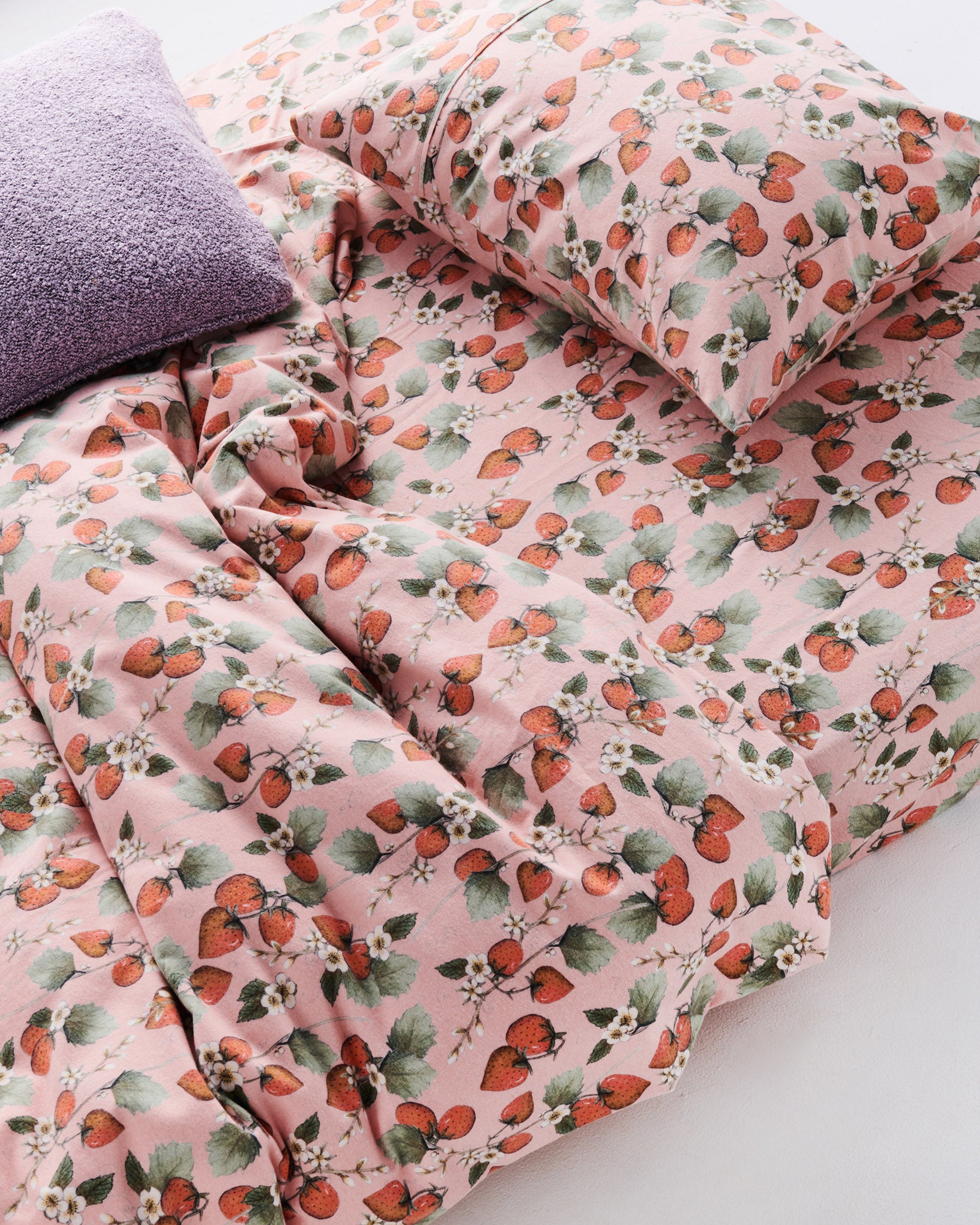 Flannelette Fitted Sheet - The Patch
