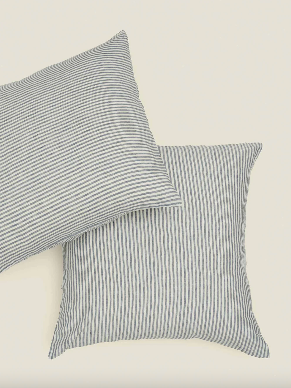 Linen Pillowcase Sets - Blue Stripes