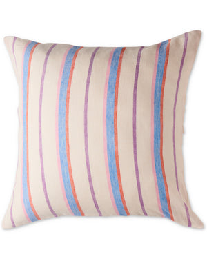 Linen Euro Pillowcase Set - Maldives Stripe