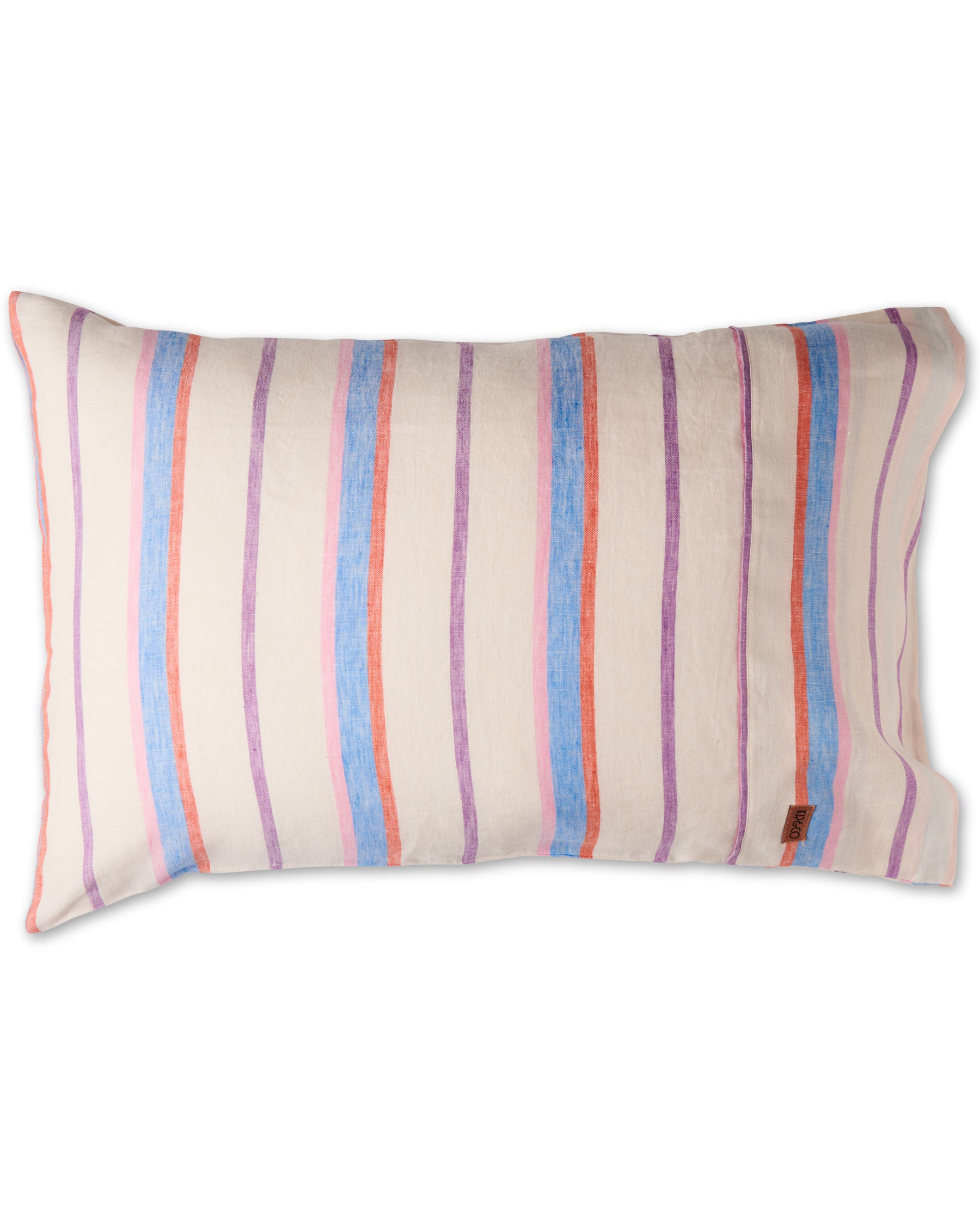 Linen Pillowcase Set - Maldives Stripe
