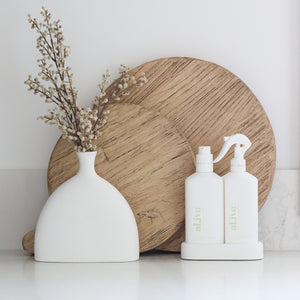 White Kitchen Duo - Hand Wash & Bench Spray + Tray