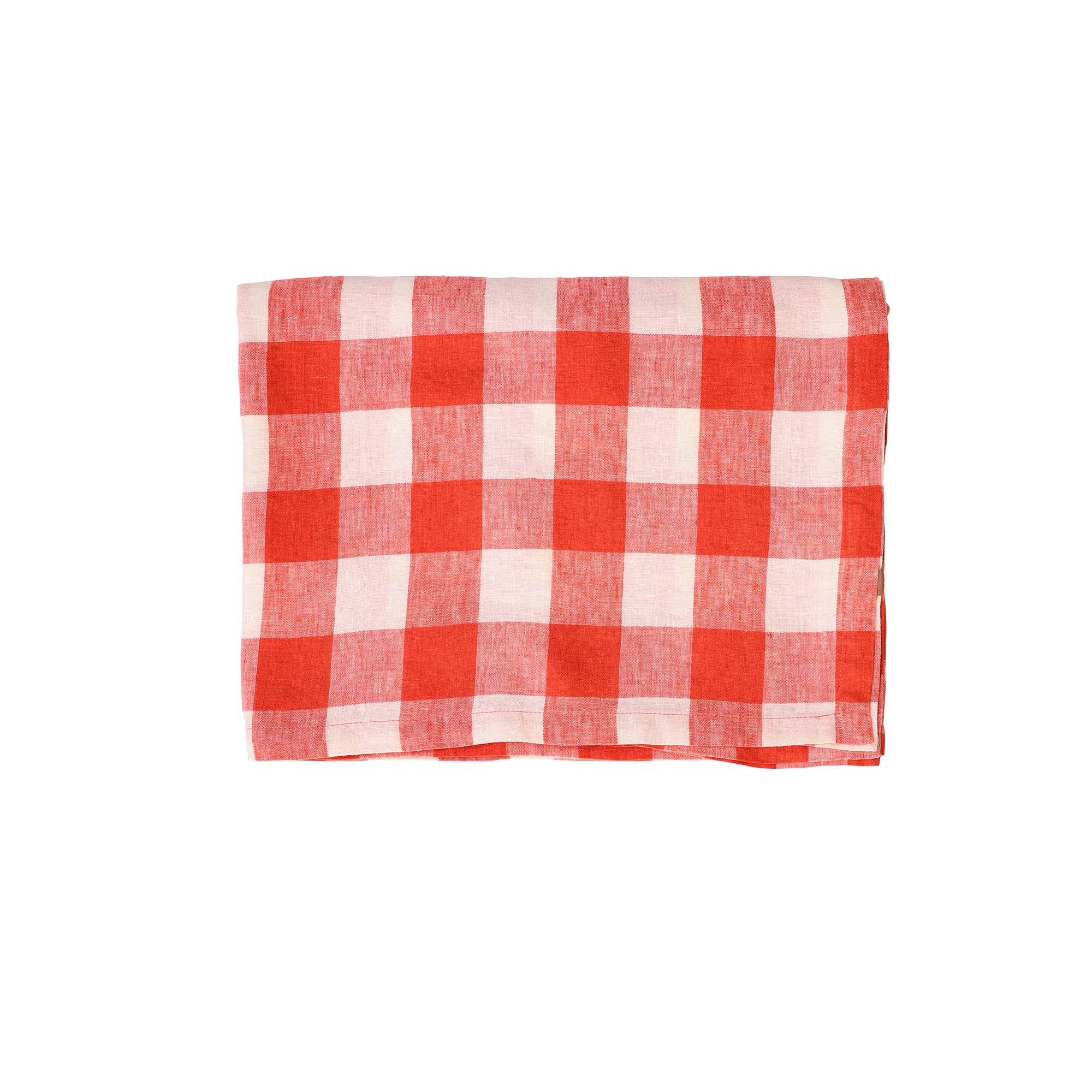 Linen Tablecloth - Cherry Gingham