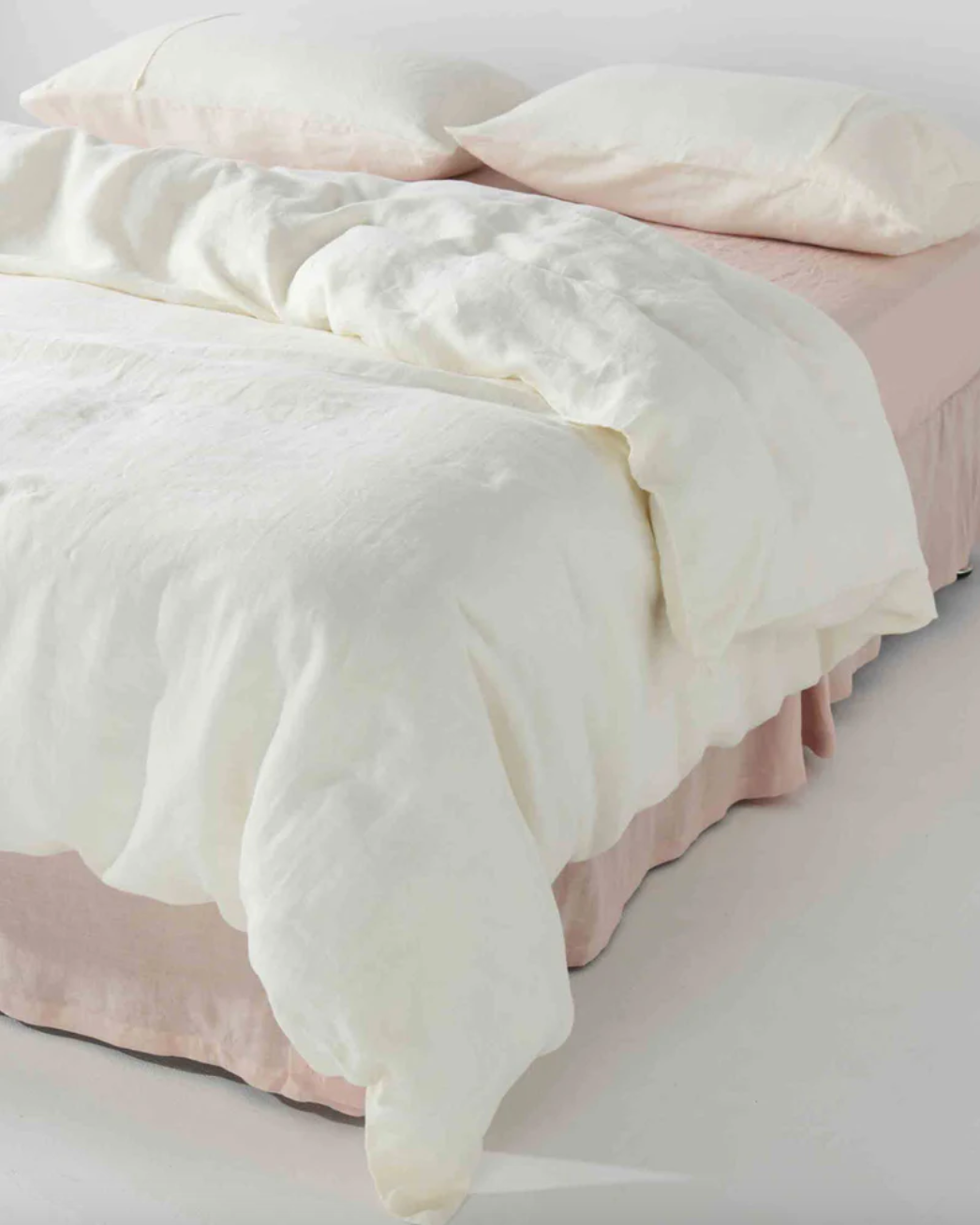 Staples Linen Pillowcase Set - Cloud Dancer