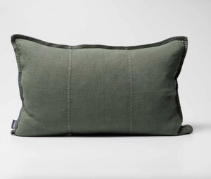 Luca Linen Cushion - Khaki