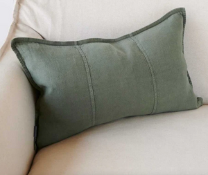 Luca Linen Cushion - Khaki