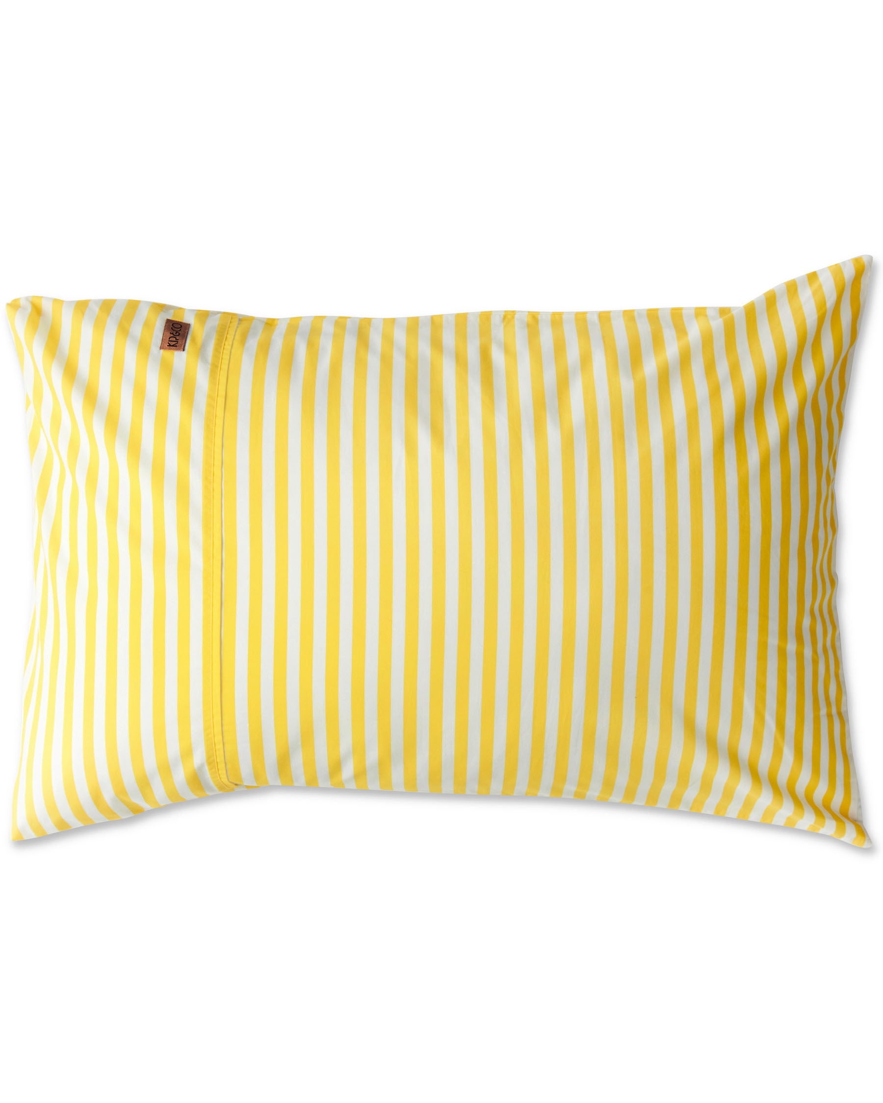 Organic Cotton Pillowcase - Limoncello Stripe