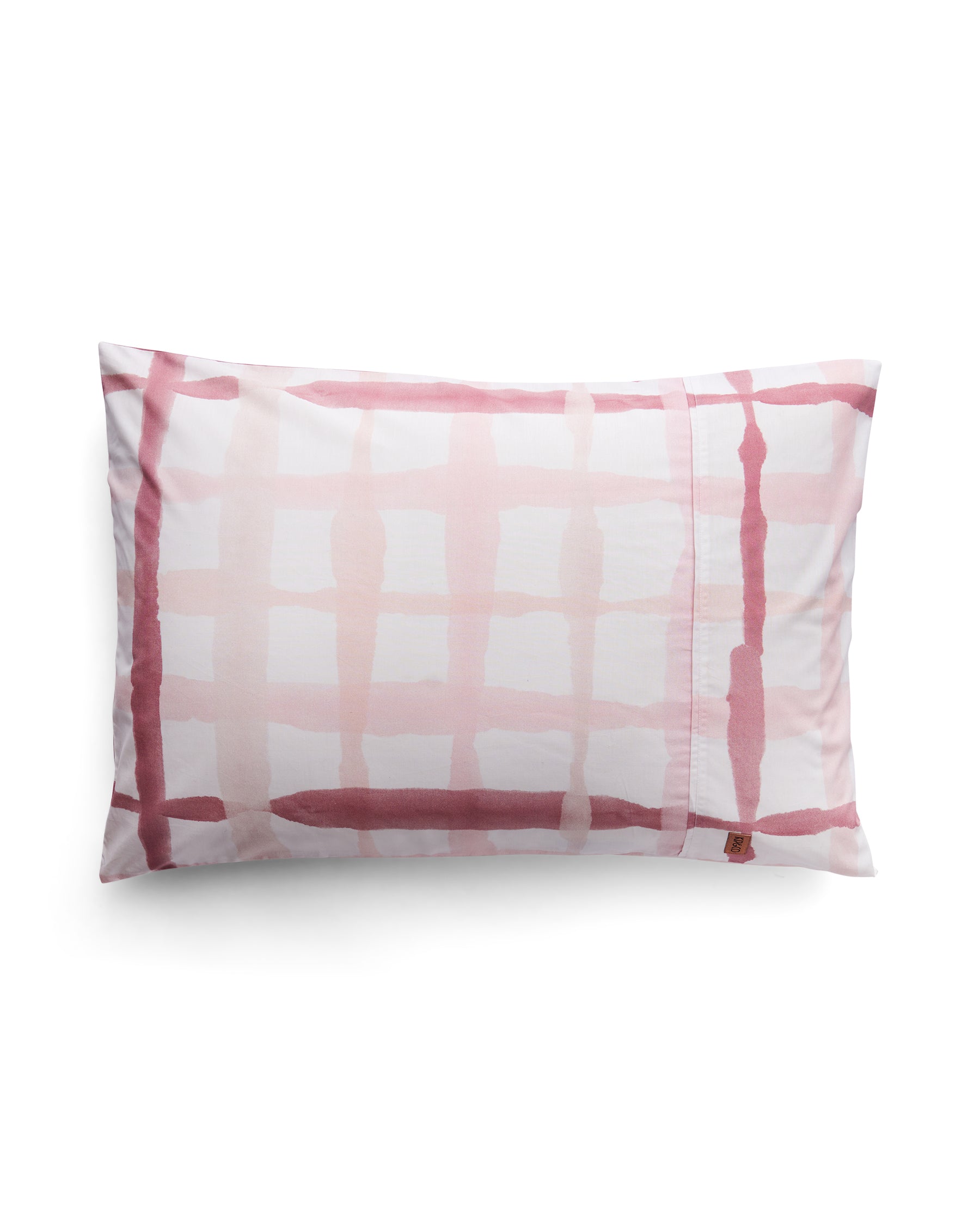 Cotton Pillowcase Set - Inky Wink Pink