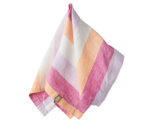 Linen Tablecloth - Bellini Stripe