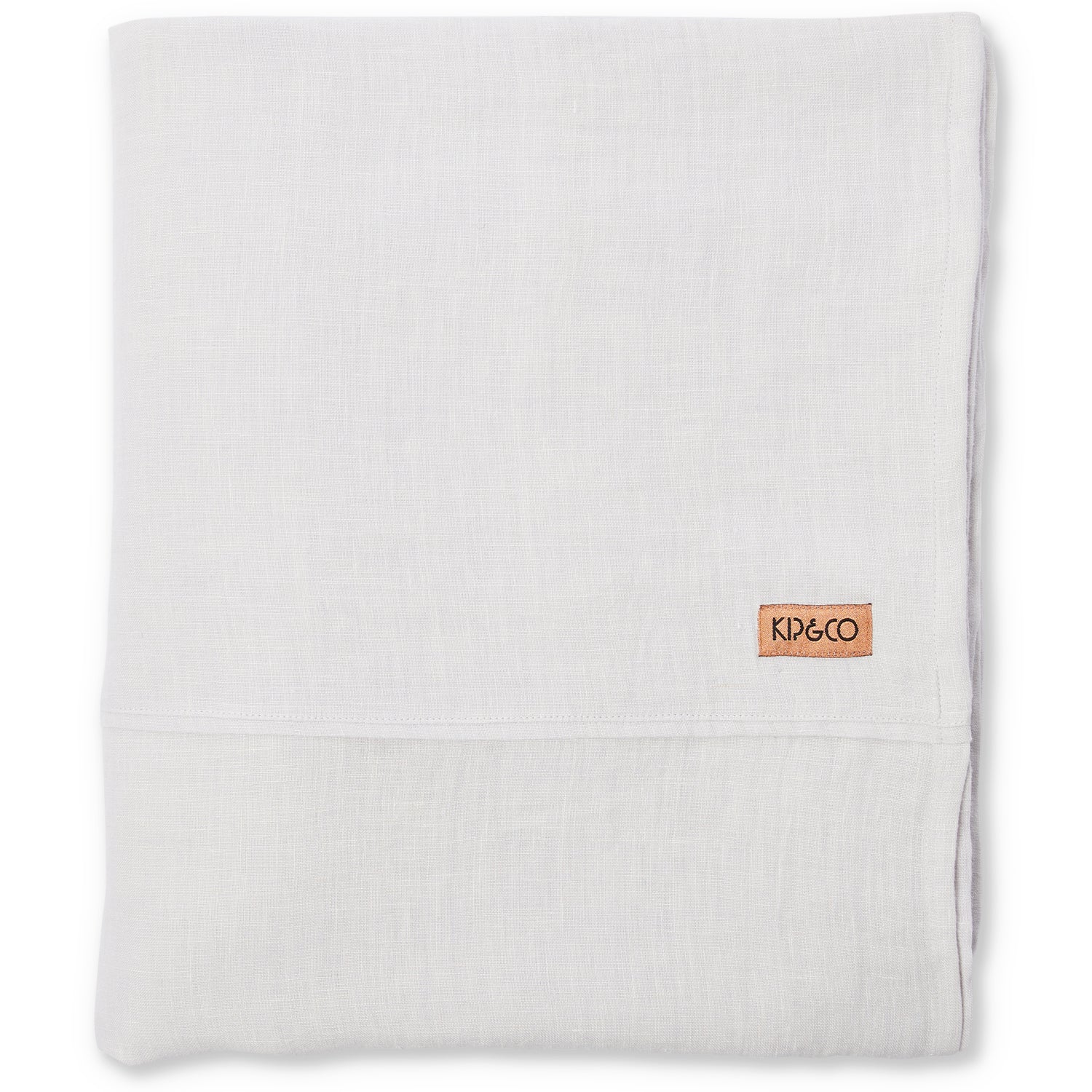 Staples Linen Flat Sheet - Soft Grey